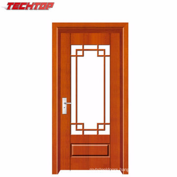 Tpw-107 Bedroom Kitchen Glass Wooden Door Design